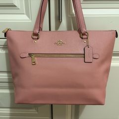 Genuine Coach Pink Leather Tote Bag