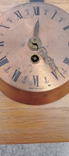 Vintage Copper Frying Pan Wall Clock   (1960s/1970s)