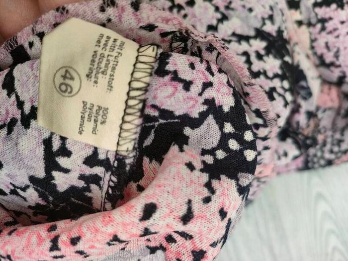 80s vintage Pink Floral dress Ara Ara Modell made in West Germany Postage Included