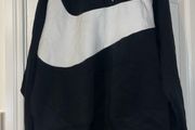 Black and White Nike Swoosh Jumper size extra large