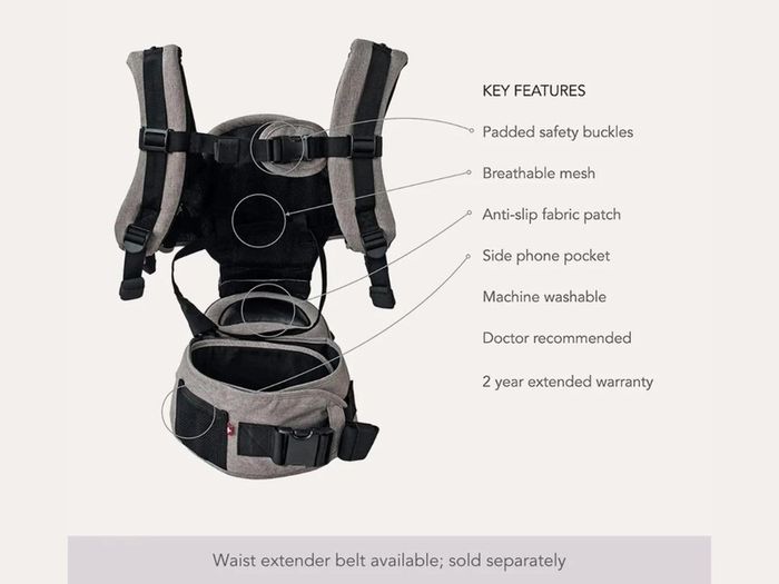 MiaMily Hipster Plus Hip Seat Baby Carrier