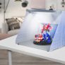 BRAND NEW Model Coloring Sturdy Spray Booth Exhaust Fan Baking Paint Sealing Exhaust Fan Suction Spray Paint Box Workbench AC100-240V Image 4