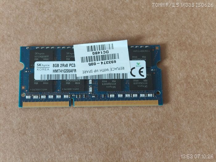 8gb Ddr3 Pc3l-12800 Sodimm 204 Pin