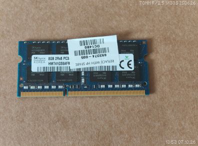 8gb Ddr3 Pc3l-12800 Sodimm 204 Pin