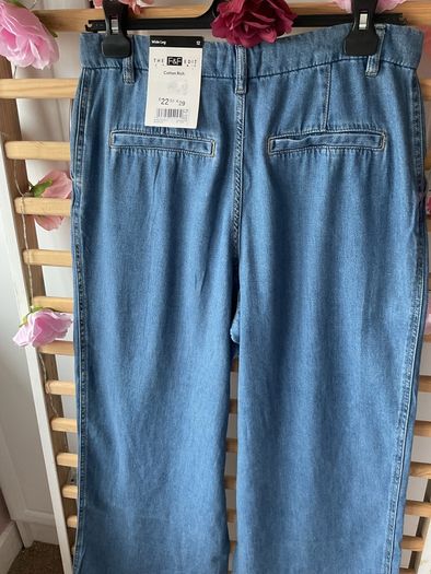 jeans  nwt F&f trouser style jeans size 12 wide leg