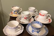 Vintage Espresso cup sets X 6