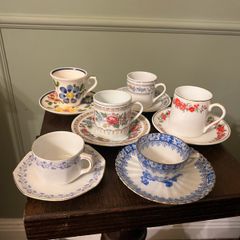 Vintage Espresso cup sets X 6