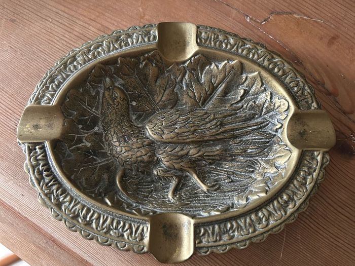Vintage Brass Ashtray