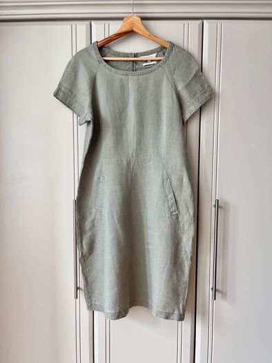 Part Two pure linen dress uk10-12