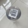 Vintage 80's Tall Cylindrical Clear Glass Vase Image 2