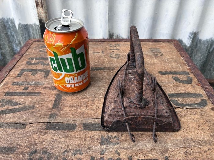 Old iron with cover