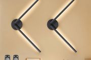 6600mAh Rechargeable Wall Lights, Dimmable Wall Lamp Wireless, 300 Rotation Modern Wall Sconces with Timer Function, USB Wall Mounted Bedside Lights with Remote Control, 2 Packs