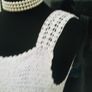 Cream Crochet Dress Size 10 as new Image 4
