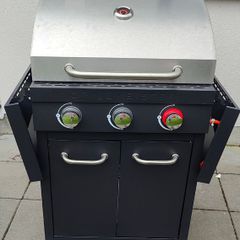 Grill Meister 3 Burner Stainless Steel Gas Grill