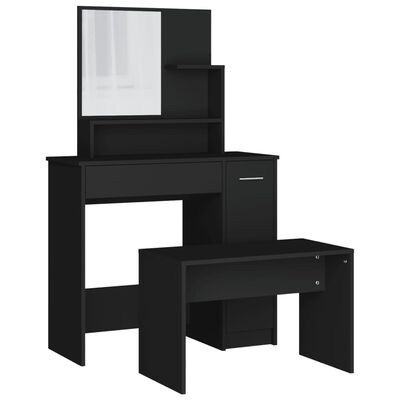 Dressing Table Set Black 86.5x35x136 cm (FREE SHIPPING)
