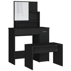 Dressing Table Set Black 86.5x35x136 cm (FREE SHIPPING)