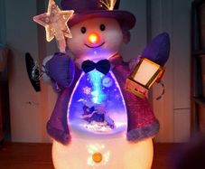 Fibre Optic Snowman