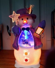 Fibre Optic Snowman