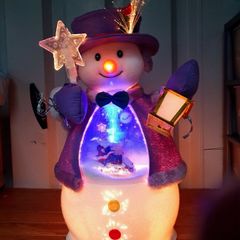 Fibre Optic Snowman