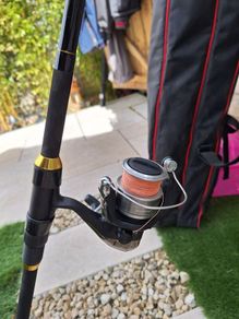 leeda icon paired with a shimano alive 4000 FA