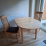 FOR FREE Solid wooden kitchen table - extendable with 4 chairs Image 2