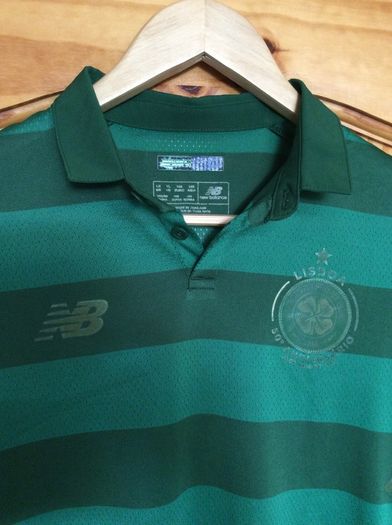 Glasgow Celtic Boys Age 12-13 Years Official Lisbon Lions 50th Anniversary New Balance Away Jersey Large Boys