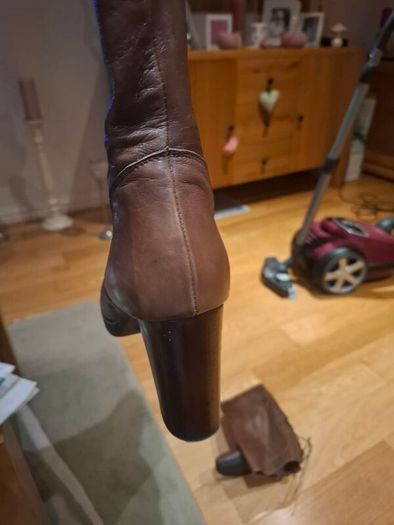 Geox tan knee height boots