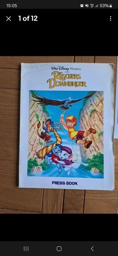 Walt Disneys The Rescuers Down Under  Press Kit