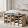 Shoe bench with 15 compartments Image 8