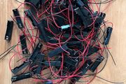 80 x New AAA Battery Holders with Leads - Job Lot