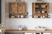 New Rustic Brown Industrial Storage Cabinet - FREE P&amp;P
