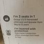 Childs Joie car seat group 1/2/3 and booster seat in one Image 4