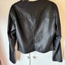 Ladies new with tags, faux leather jacket, with  detailed beading - size 12 Image 2