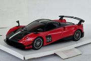 Scalextric Pagani Huayra Roadster BC Slot Car (Red + Black) - street supercar