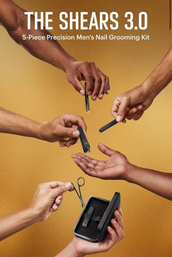 Manscaped The Shears  5 Piece Precision Nail Grooming Kit