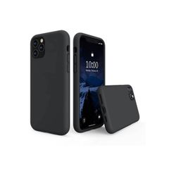 Liquid Silicone Case For iPhone 11 Pro Max Luxury Thin Soft Phone Cover New Black - FHT1IP11PMLK