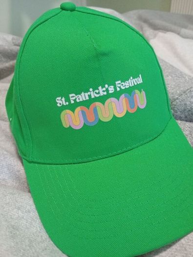 St Patrick's festival bottle and cap