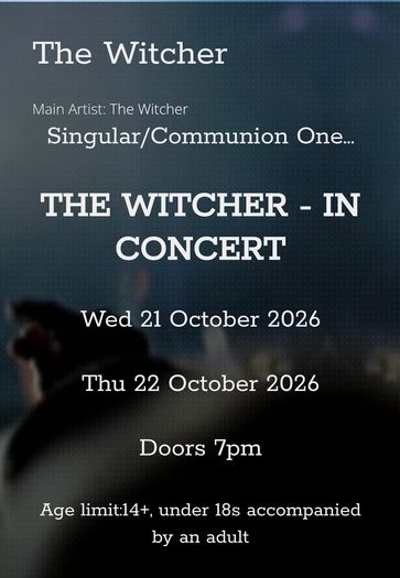 The Witcher in Concert Tickets 22nd October 2026 Vicar Street