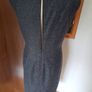 Hobbs Quality Wool Mix Grey Pinafore Dress Size 12 Image 8