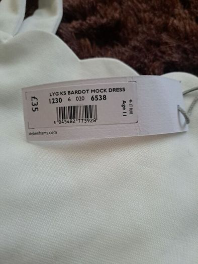 Girls dress 10-11 new rrp 42