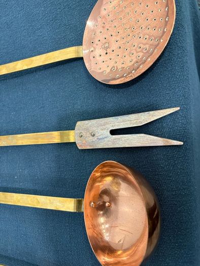 Great Set French copper UTENSIL SET