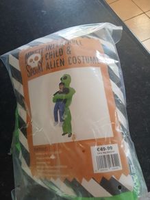 Inflatable alien costume