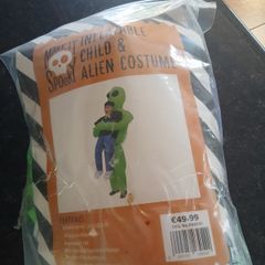Inflatable alien costume