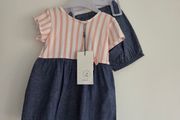 NEW Name It Baby Girl Soft Stretch Dress with Bloomers Set