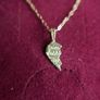 9K Yellow Gold 375 I Love You Piece of My Heart Puzzle Pendant Necklaces L9" - 0,68g Image 8
