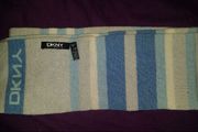 Brand new wool/kashmir genuine grey/blue DKNY scarf Postage included