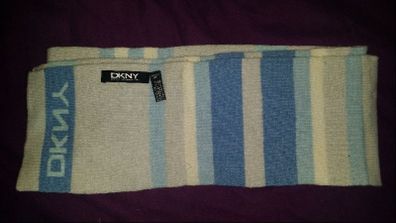 Brand new wool/kashmir genuine grey/blue DKNY scarf Postage included