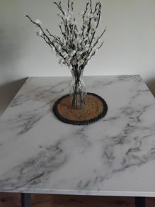 Dining table 35 n a half inches square