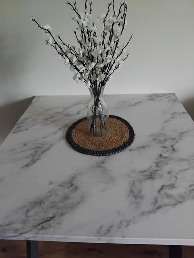 Dining table 35 n a half inches square