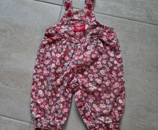 Vintage, Made In USA, 80's OshKosh B'gosh Floral Denim Overalls/Dungarees. Rare.